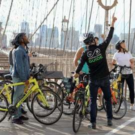 De Manhattan: Passeio turístico de 2 horas pela Ponte de Brooklyn em bicicleta