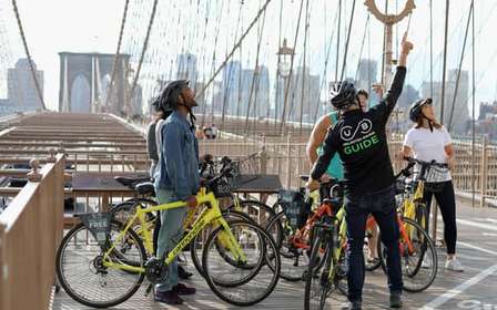 De Manhattan: Passeio turístico de 2 horas pela Ponte de Brooklyn em bicicleta