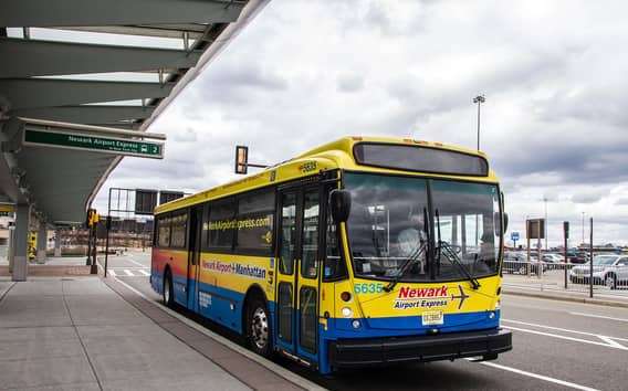 Manhattan: transferência de ônibus de/para o aeroporto de Newark