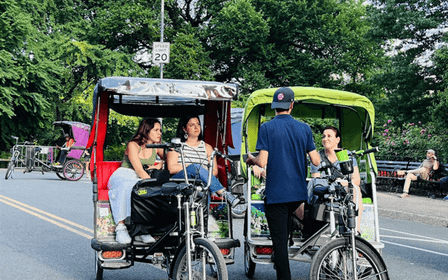 NYC: Passeio de Pedicab no Central Park / Paragens para fotografias