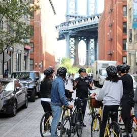 De Manhattan: Passeio turístico de 2 horas pela Ponte de Brooklyn em bicicleta