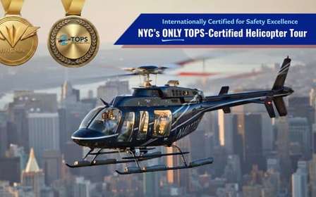 NYC: Excursão de Helicóptero com Tudo Incluído à Ilha de Manhattan