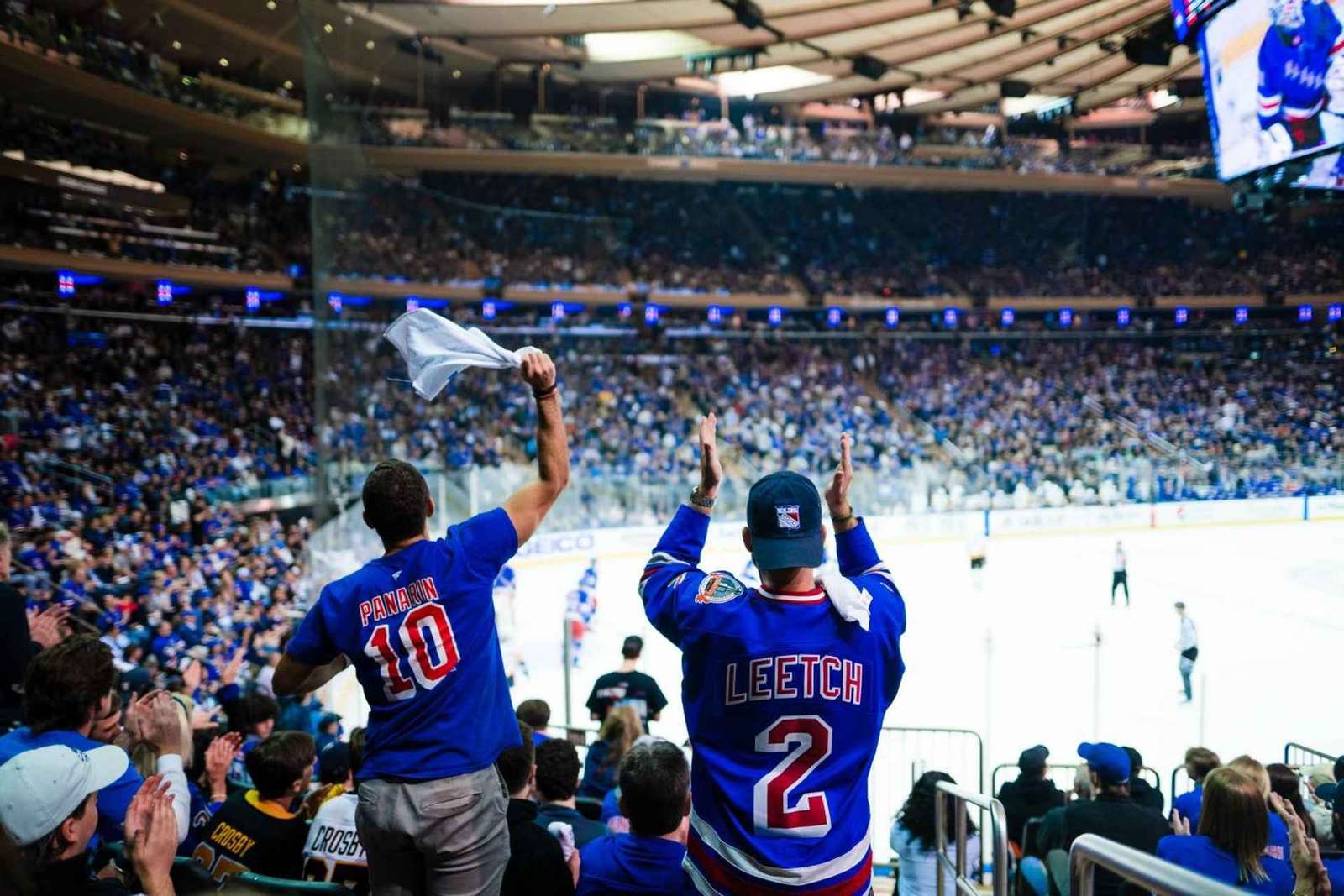 Nova Iorque: jogo dos New York Rangers no Madison Square Garden