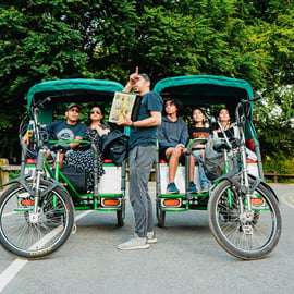 NYC: Excursão de pedicab para casas de celebridades e locais de cinema no Central Park
