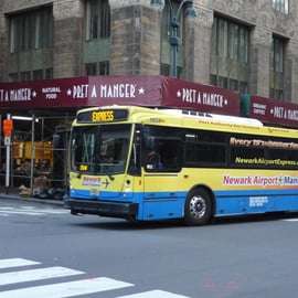 Manhattan: transferência de ônibus de/para o aeroporto de Newark