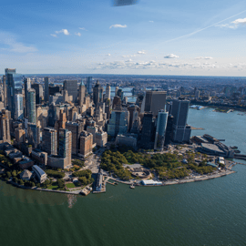 NYC: Excursão de Helicóptero com Tudo Incluído à Ilha de Manhattan