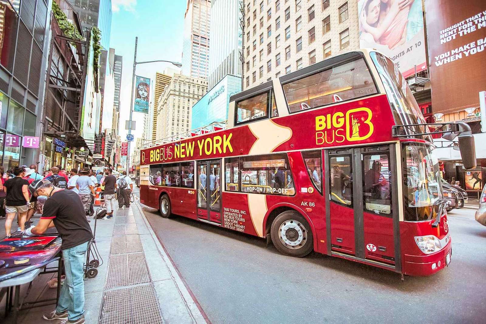 Nova Iorque: Tour de ônibus hop-on hop-off Sightseeing em autocarro aberto