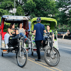 NYC: Passeio de Pedicab no Central Park / Paragens para fotografias