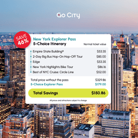Nova York: Explorer Pass Economize até 50% - Inclui o Edge