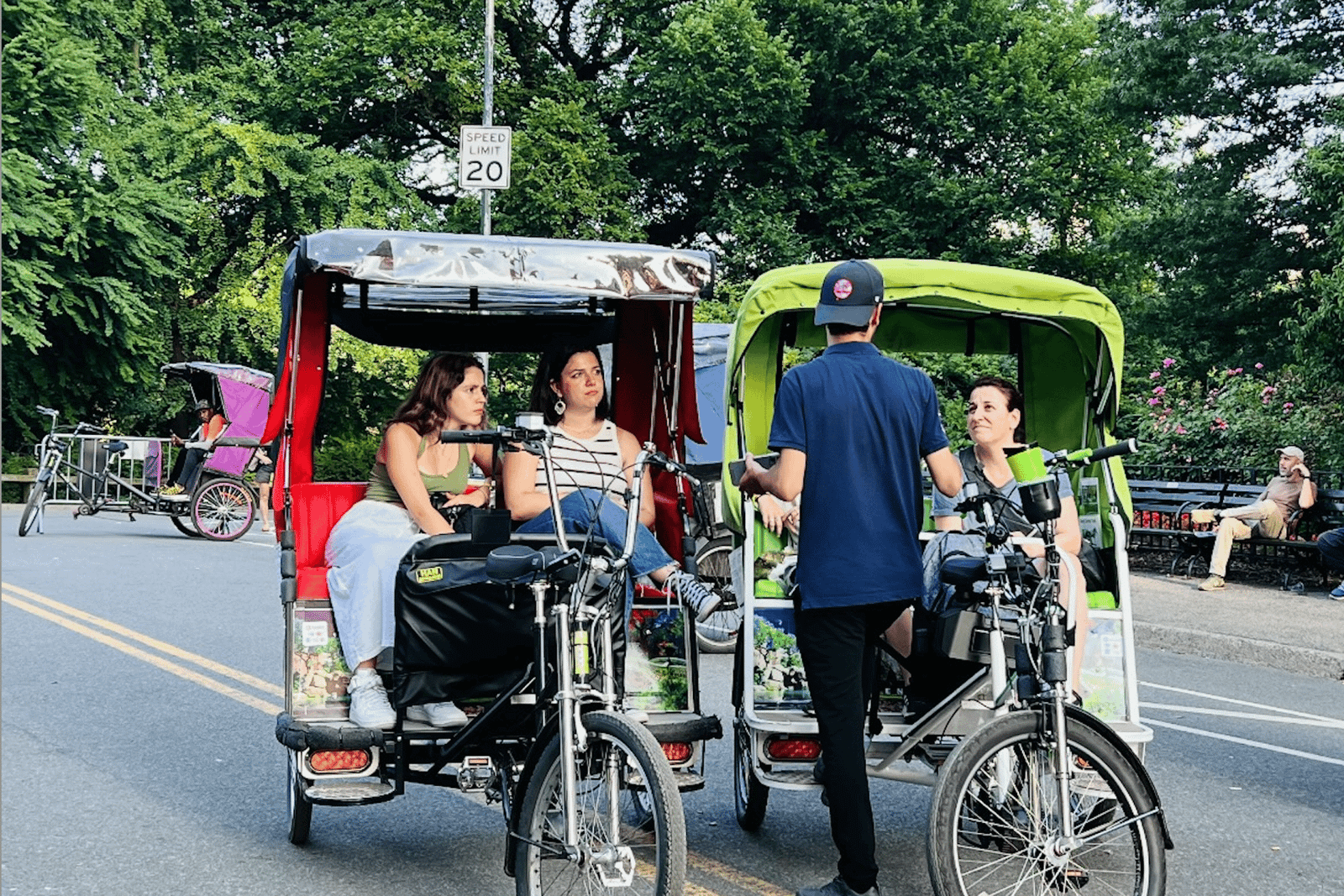 NYC: Passeio de Pedicab no Central Park / Paragens para fotografias