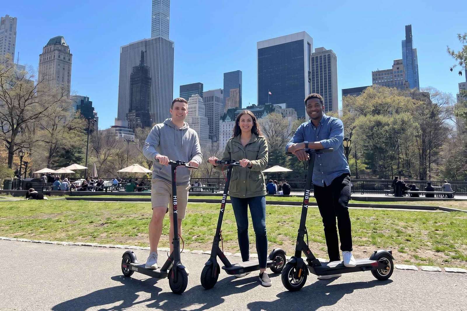Aluguer de trotinetes eléctricas no Central Park