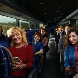 Manhattan: transferência de ônibus de/para o aeroporto de Newark
