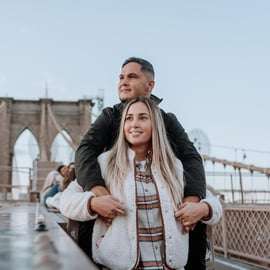 Nova Iorque: Ponte do Brooklyn + Sessão de Fotos em DUMBO + Opção de pedido de casamento