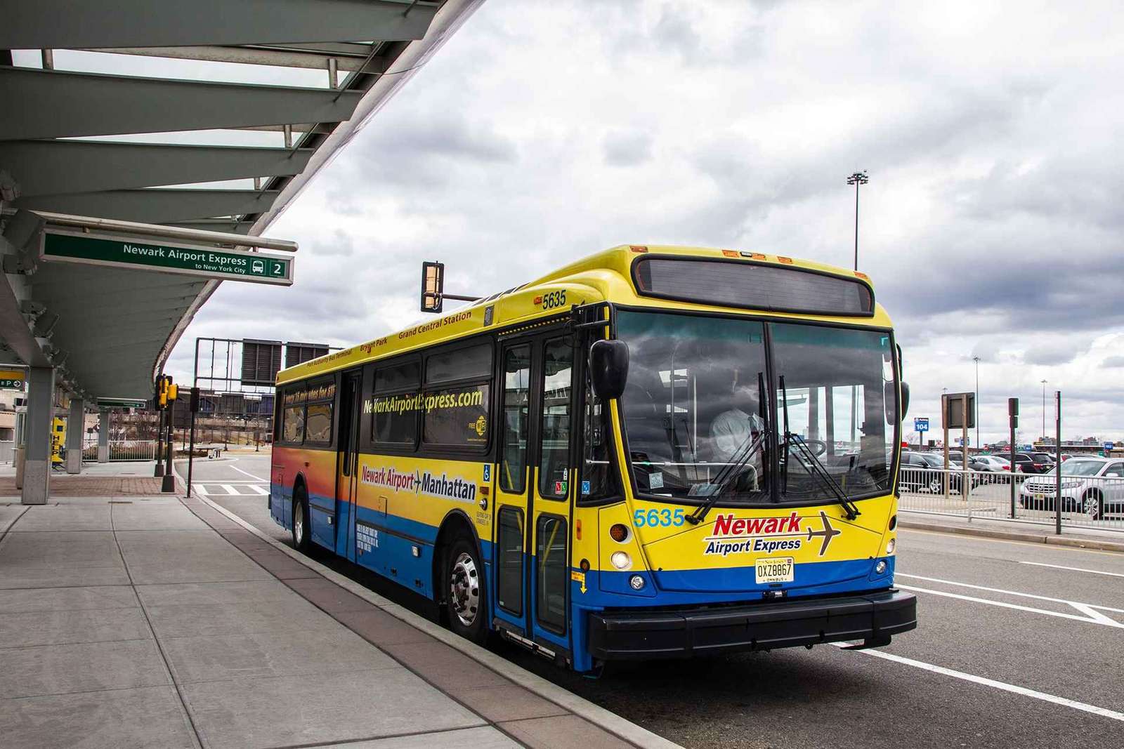 Manhattan: transferência de ônibus de/para o aeroporto de Newark