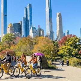 Nova York: passeio guiado de bicicleta ou bicicleta elétrica no Central Park
